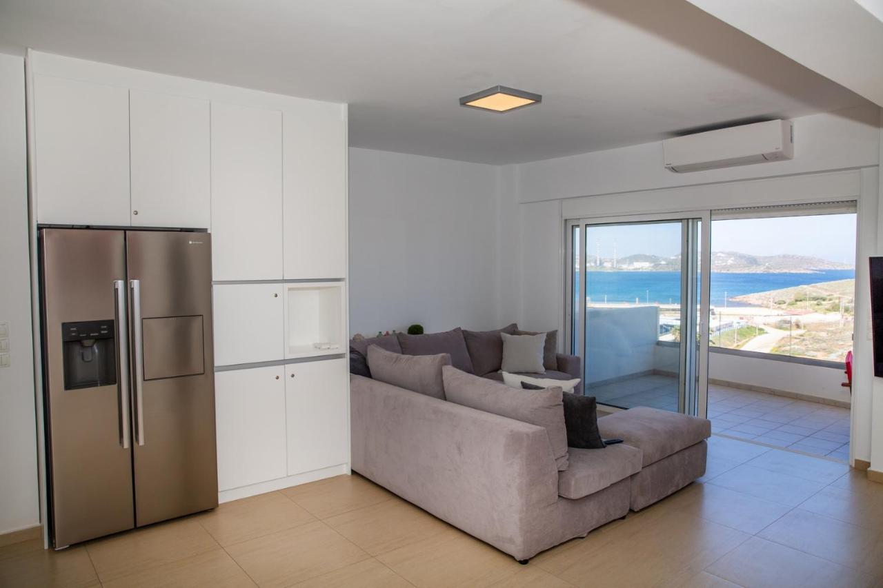 Komfort City Apartment "Elias" Mit Meerblick In Lavrio Exterior foto